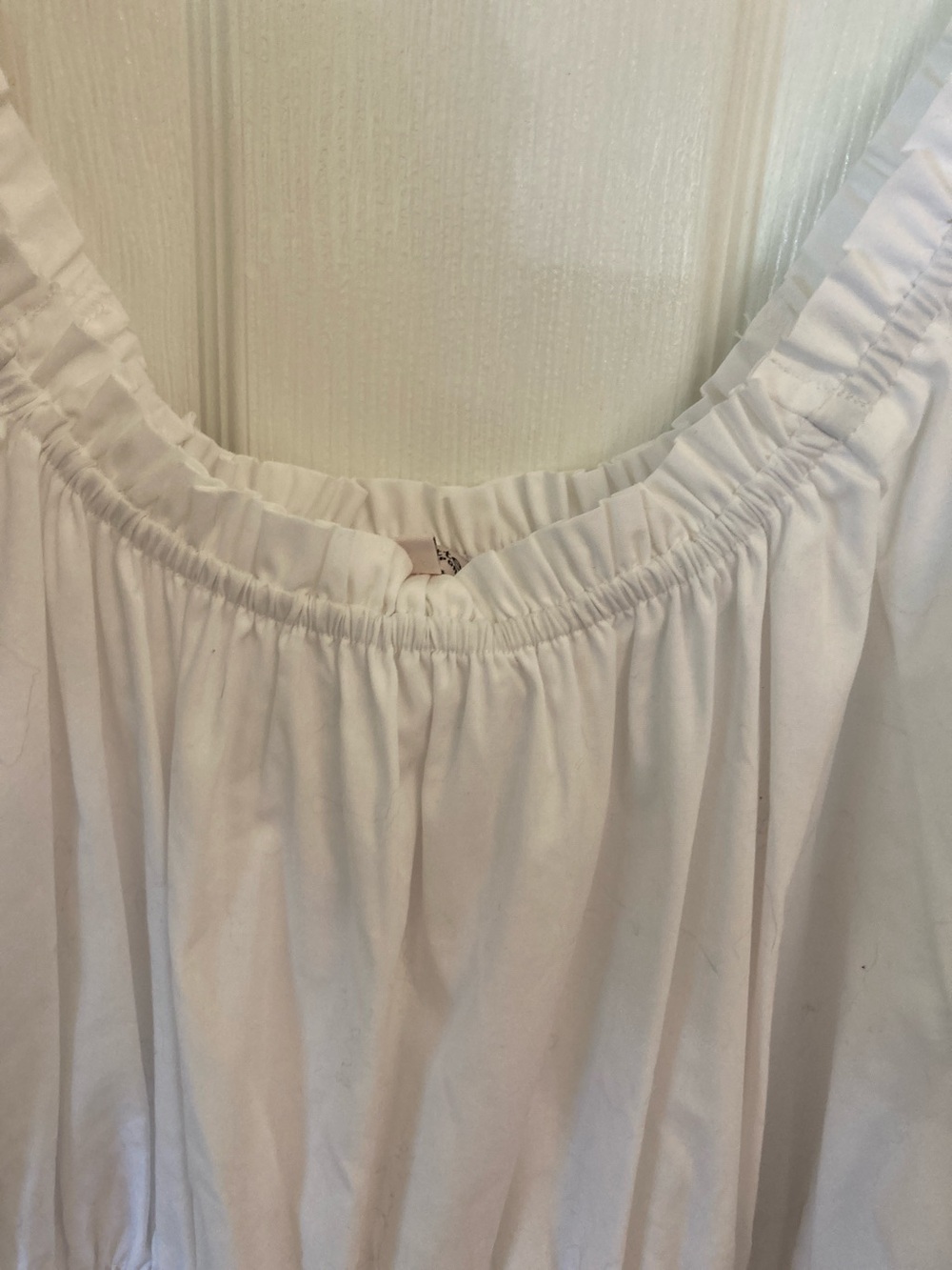 Nanette Lepore White Eyelet Puff Sleeve Maxi Dress NWOT - Picture 5 of 9